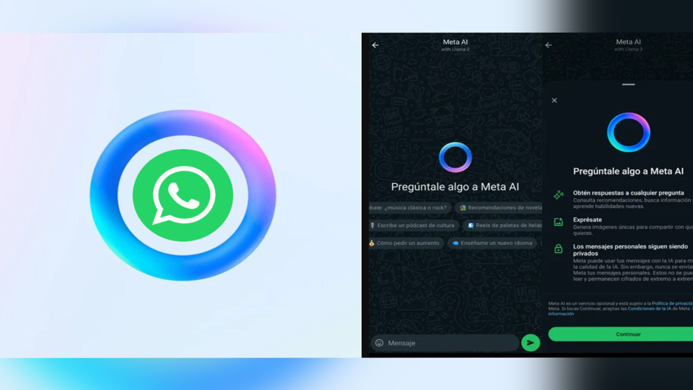 ¿Qué es el círculo morado y azul de WhatsApp?