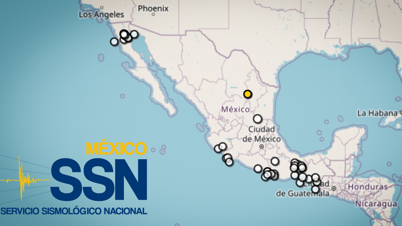 Disminuye la actividad sísmica en México: se registraron 46 temblores este jueves
