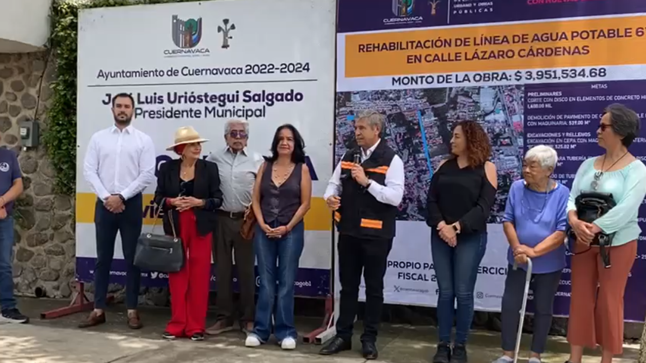 jose luis uriostegui salgado ayuntamiento de cuernavaca rehabilitacion colonia jiquilpan sapac obra