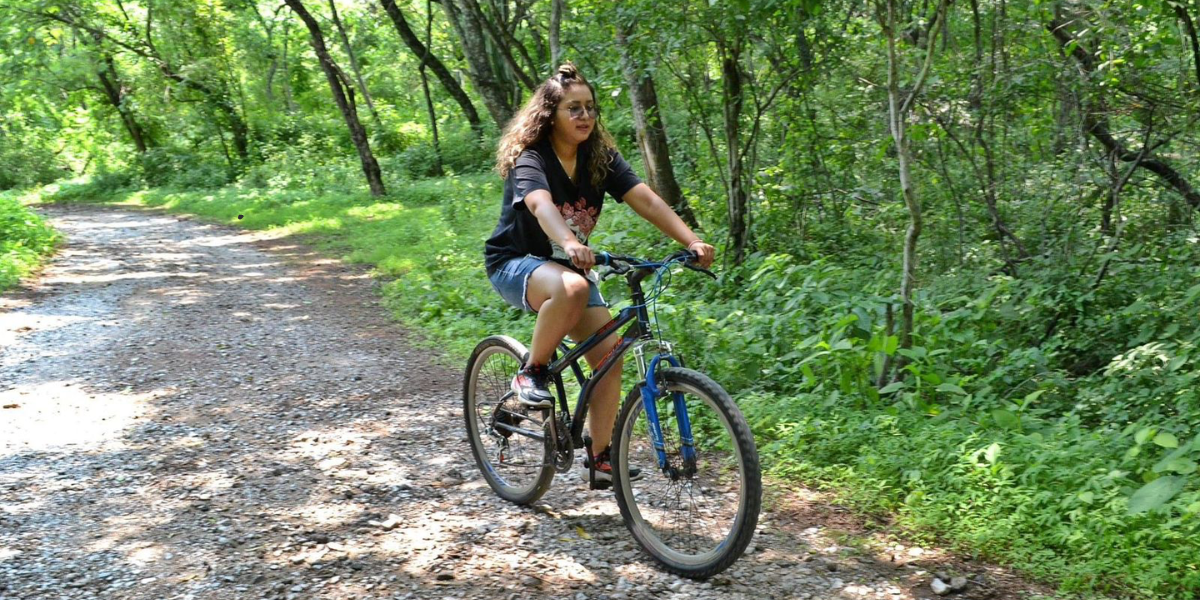 La ciclovías ofrecen paisajes hermosos.