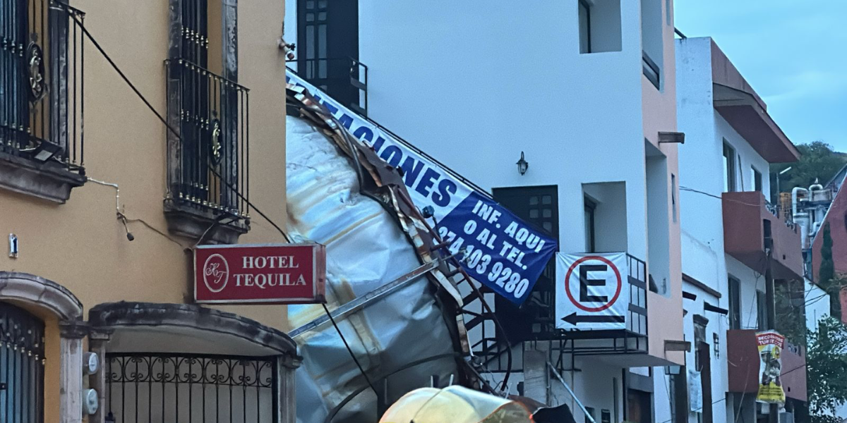 La explosión se registró la tarde de martes. 