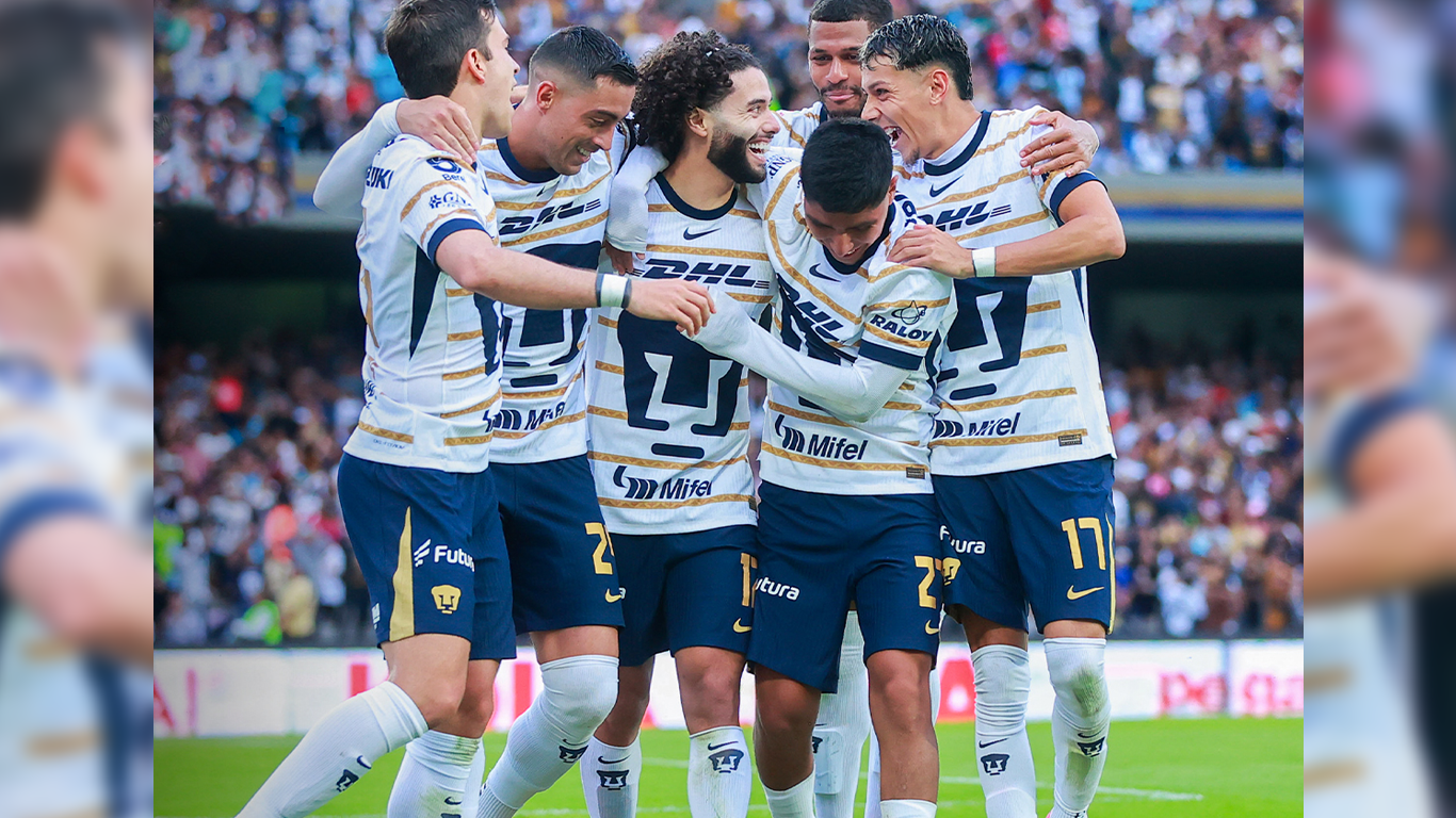 Pumas continúa invicto: derrota 2-0 al Pachuca en C.U.
