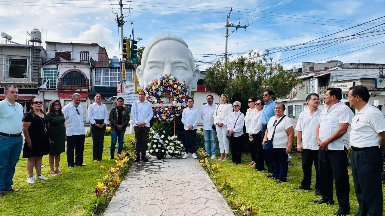 Conmemoran el CLII aniversario luctuoso de Benito Juárez, en Jojutla