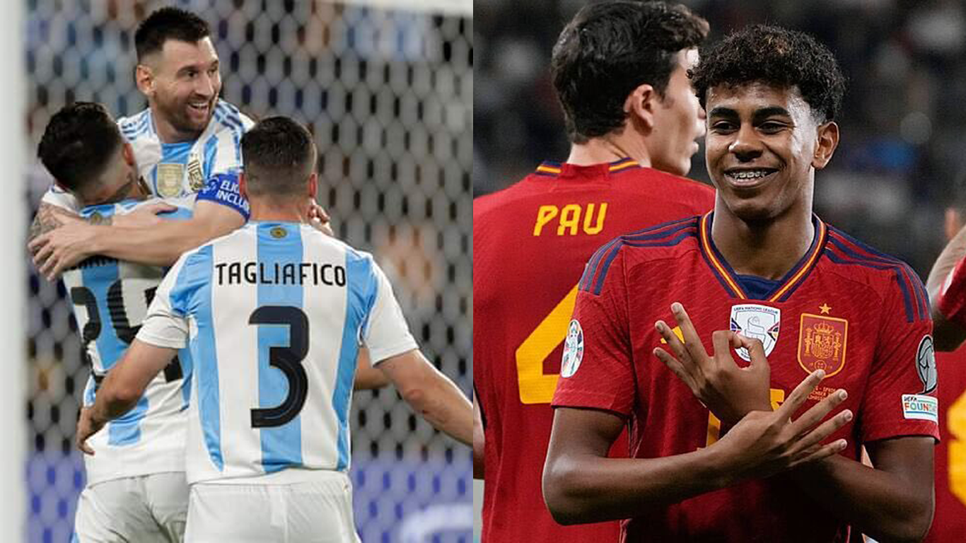 Argentina y España finalistas en Copa América y la Euro; esperan rivales