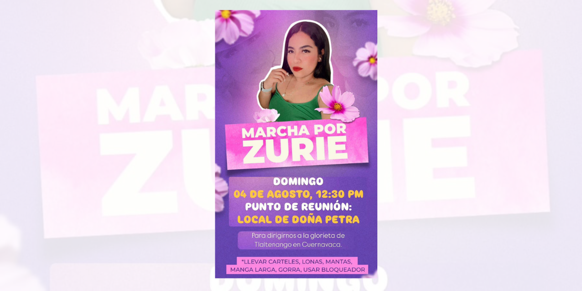 El domingo marcharán en Cuernavaca. 