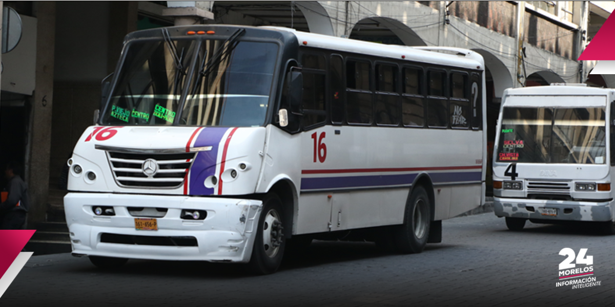 Algunas unidades del transporte público lucen descuidadas. 