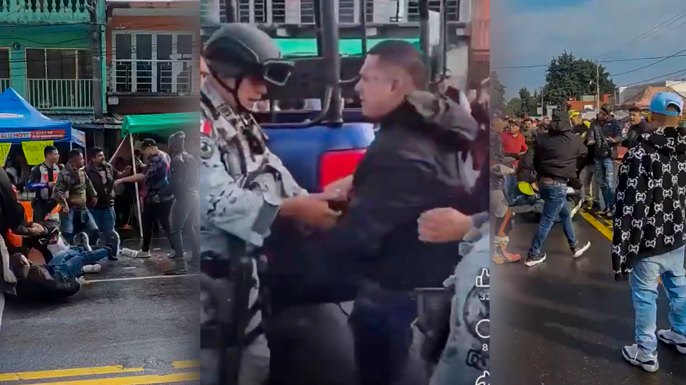 Pelea campal de bikers en Tres Marías termina con lesionados y personas detenidas