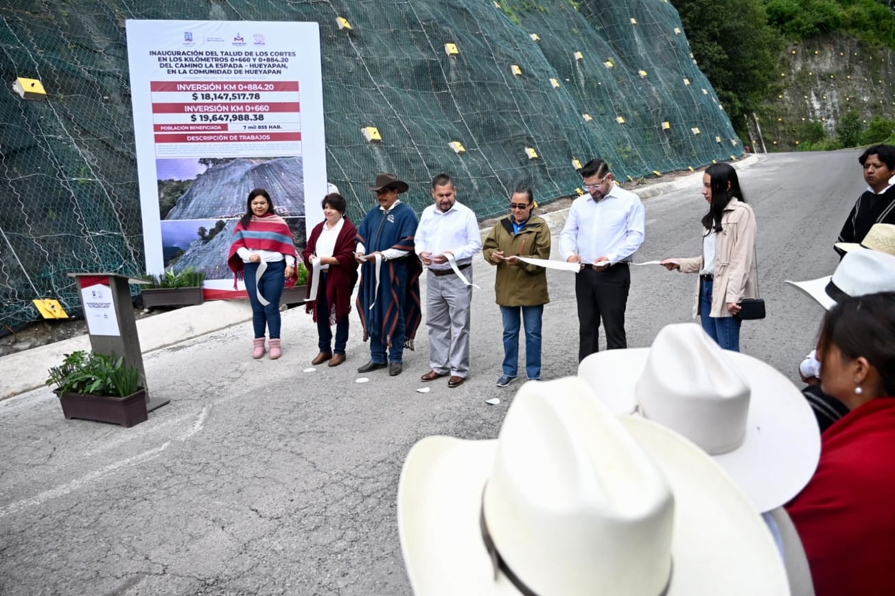 Gobierno de Morelos y de México inauguran importantes obras en beneficio de habitantes de los Altos de Morelos