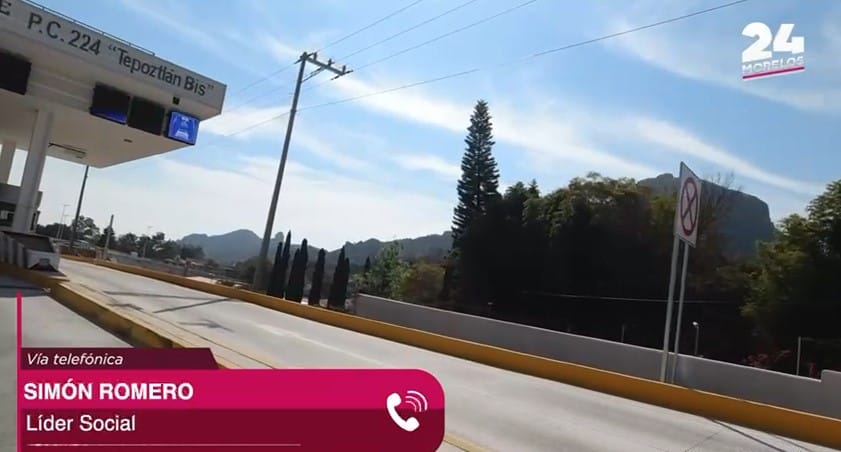 Amagan con detener trabajos en distribuidor vial de la México-Cuernavaca