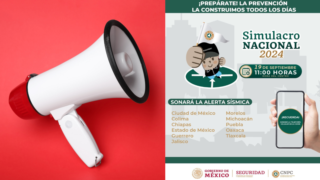 ¿A qué hora sonará la alerta sísmica este 19 de septiembre?