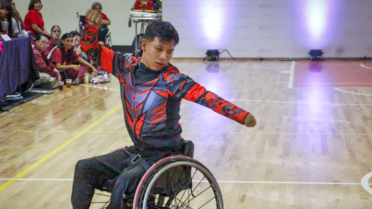Morelos se lleva plata en para-danza deportiva