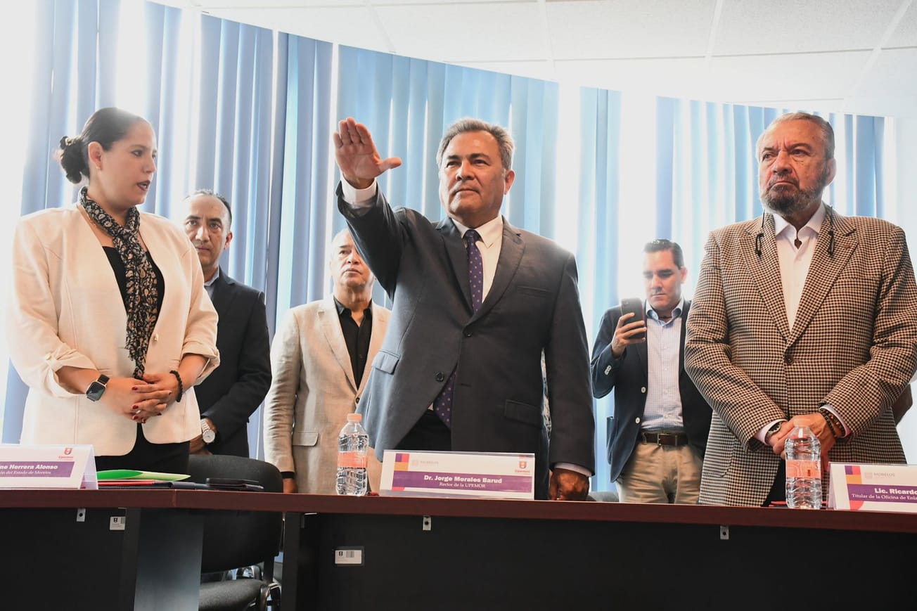 Jorge Morales Barud, nuevo rector de la Universidad Politécnica del Estado de Morelos