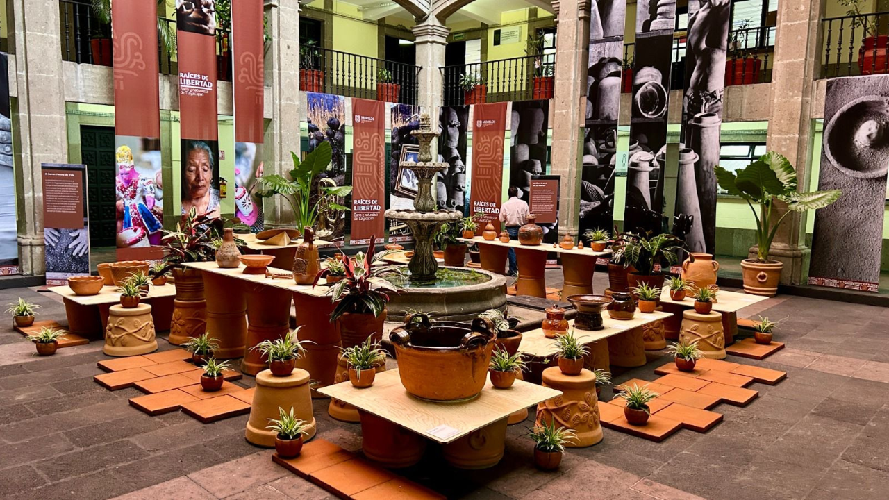 ¿Ya conoces la exposición “Raíces de Libertad” Barro y Naturaleza de Tlayacapan?