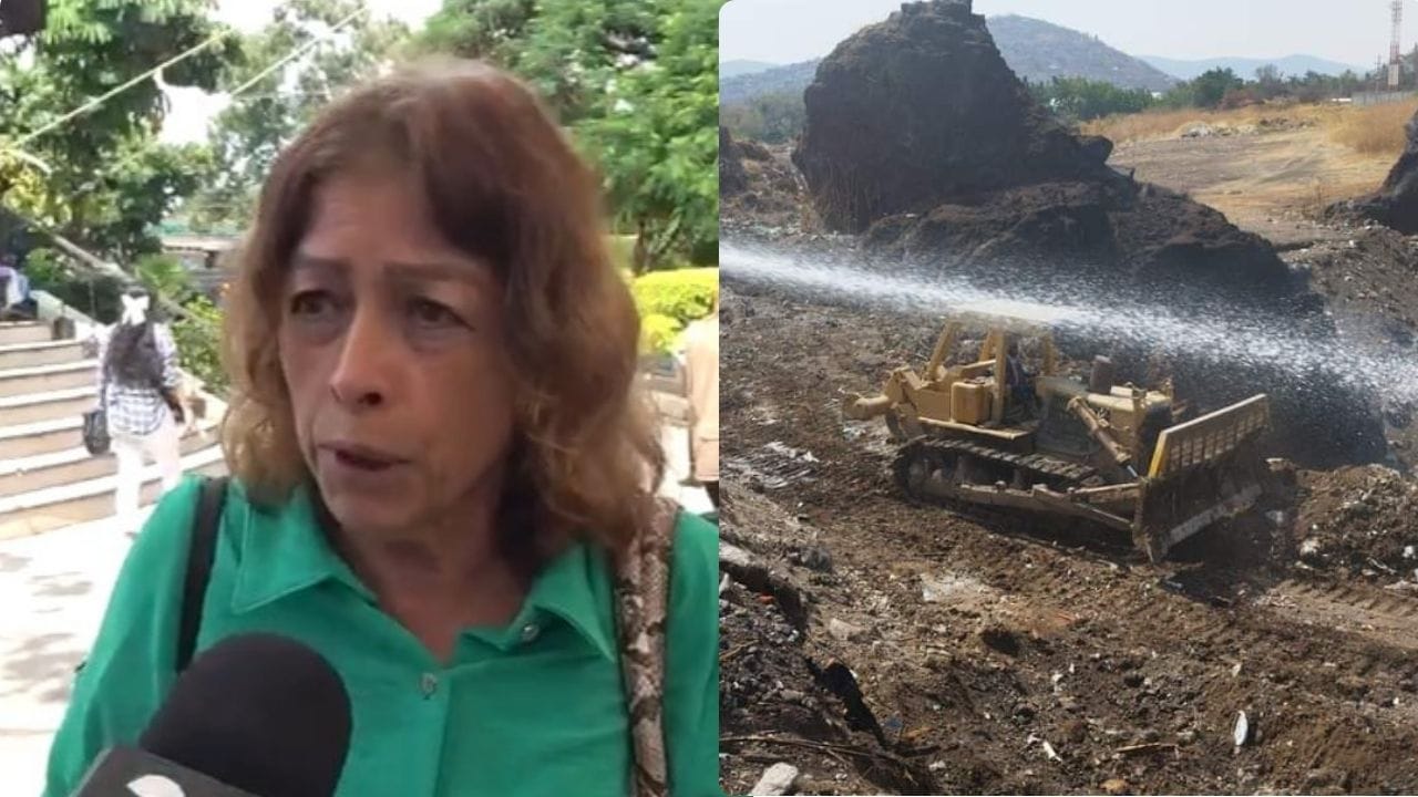 Entregan pliego petitorio a Margarita González Saravia para terminar con incendio de la mina de Tezontepec