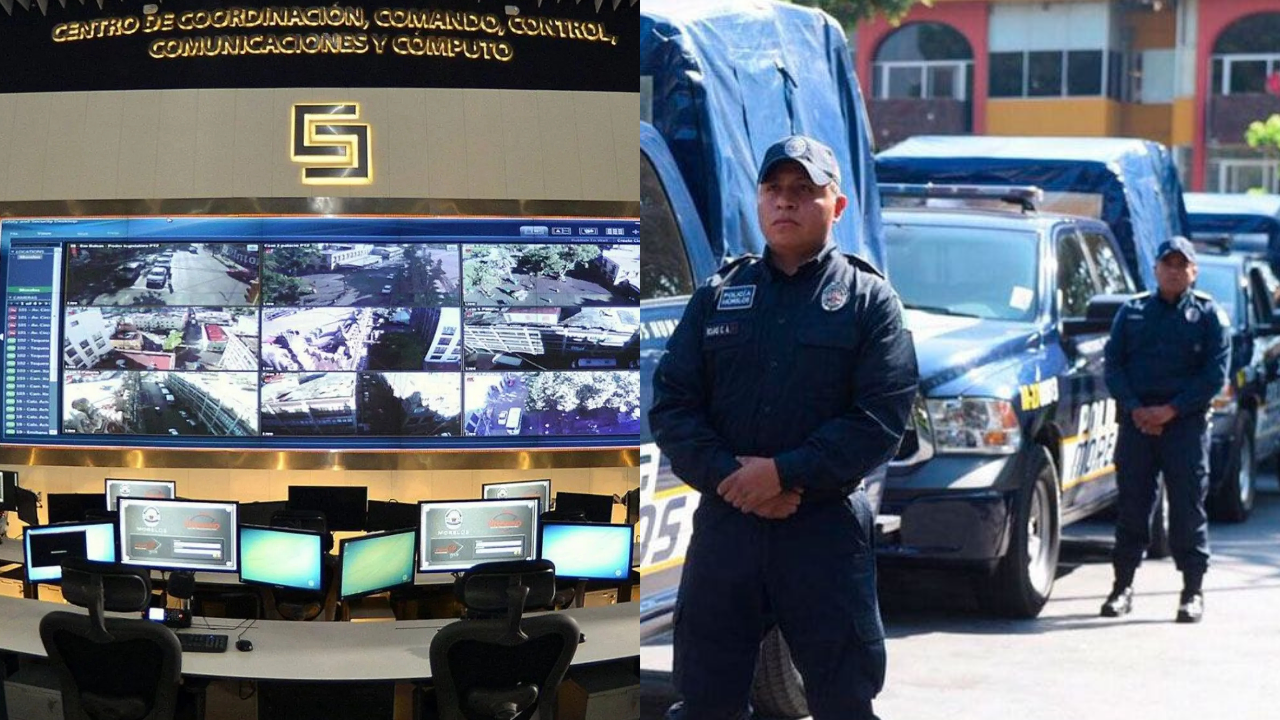 C5 y policía Morelos.