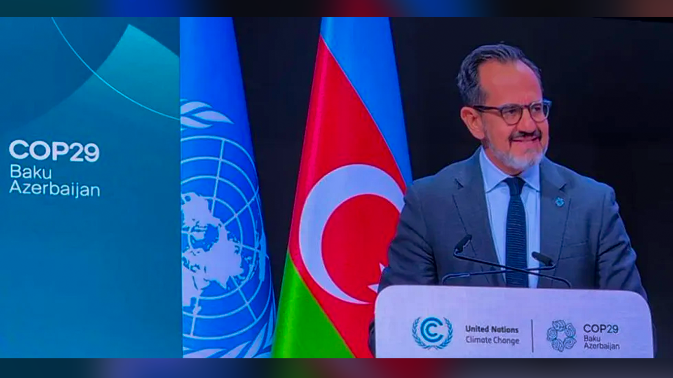 México reitera llamado a destinar gasto militar a reforestación en la COP29