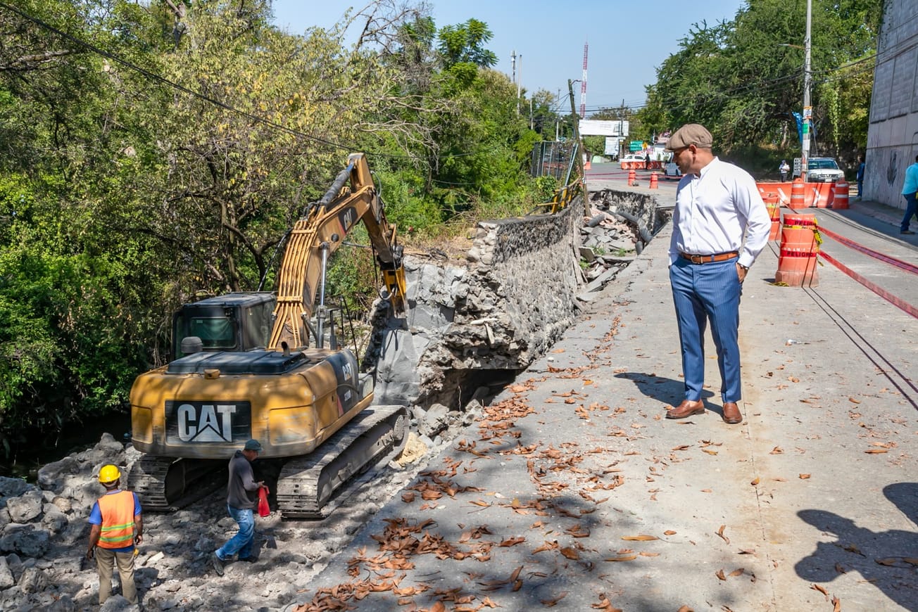 Supervisa “Chalo” Flores Avance en Rehabilitación del Acceso a Xochitepec