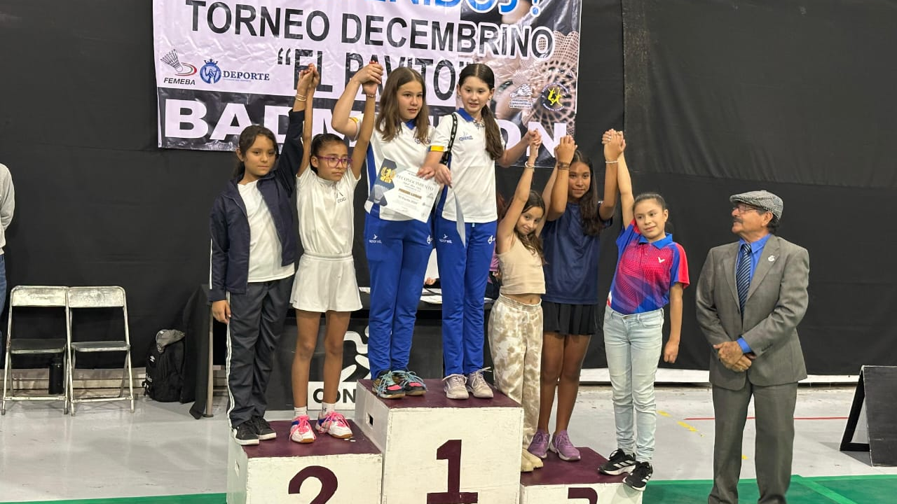Logran selección morelense de Bádminton subir al podio en Guanajuato 