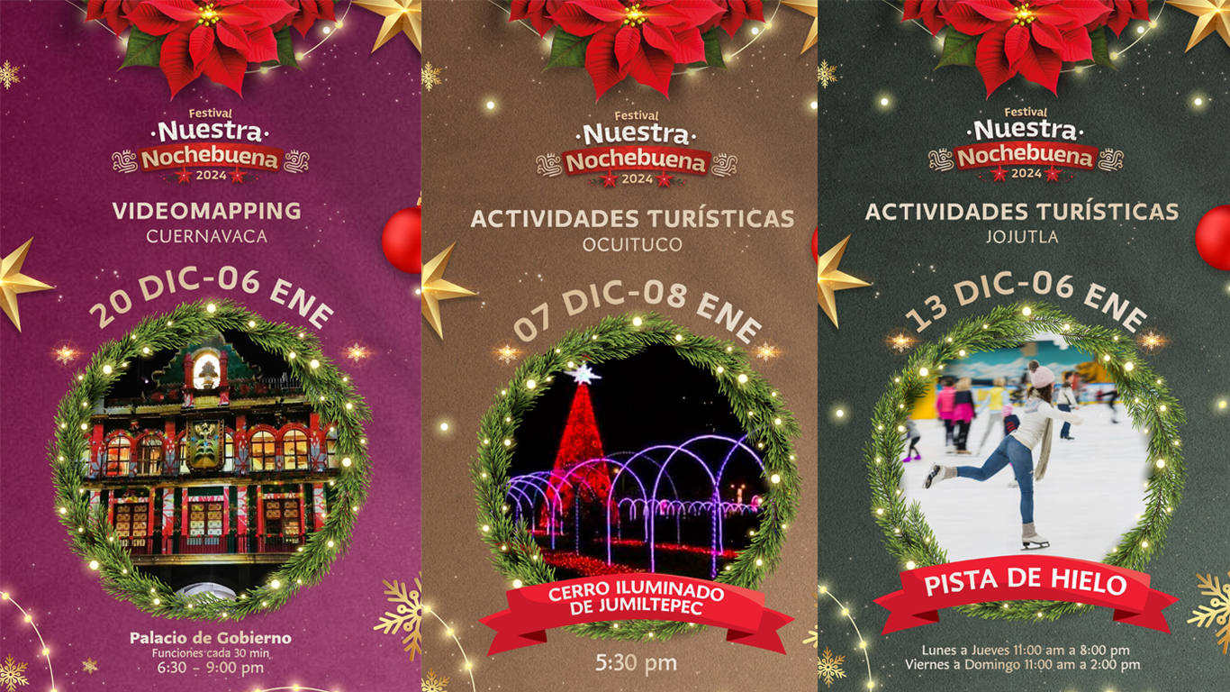 Conoce las actividades que Morelos ofrece estas vacaciones decembrinas