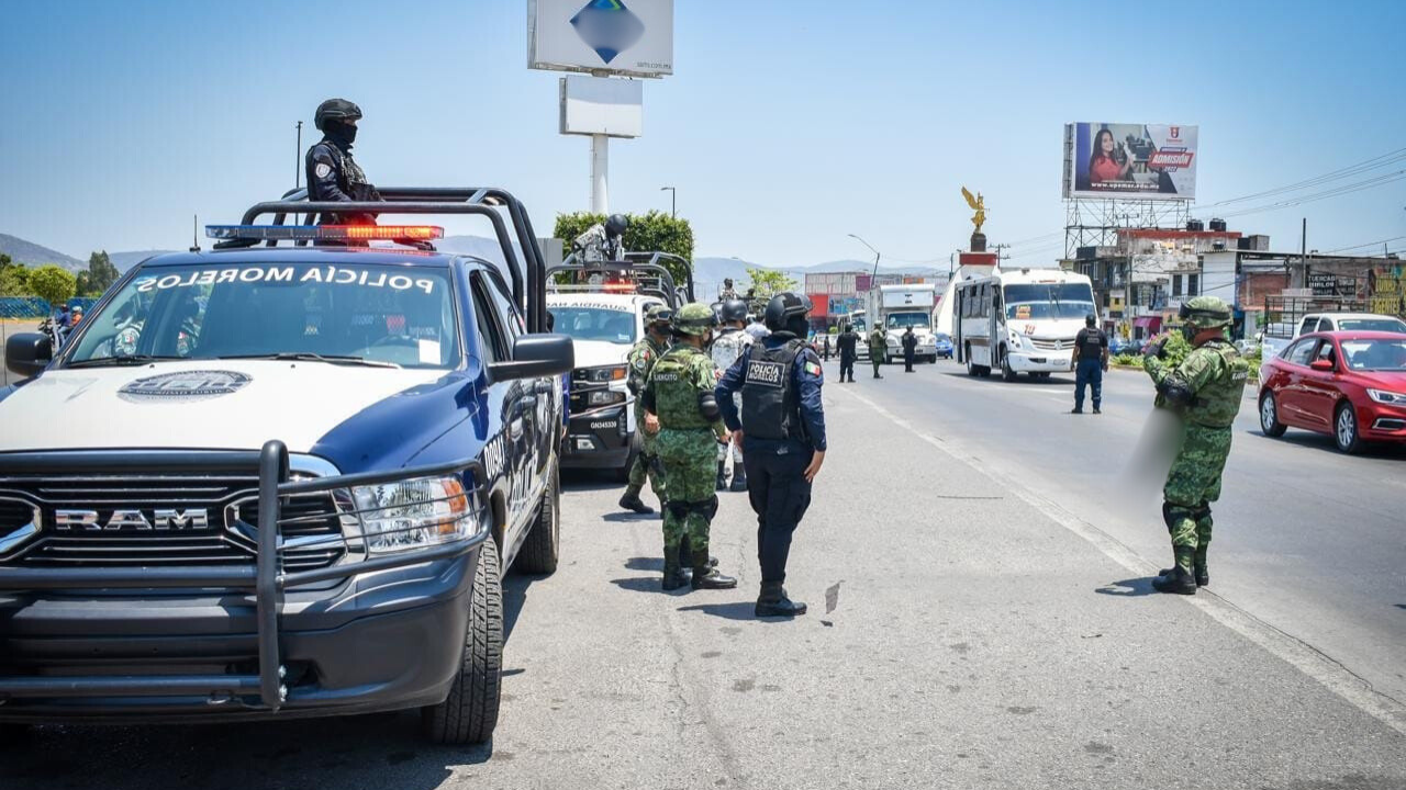 Operativo de seguridad.