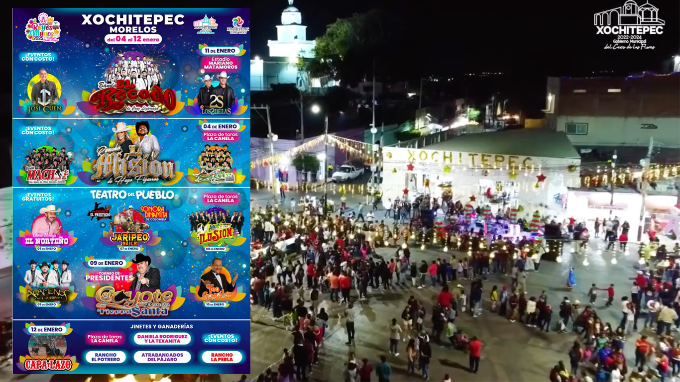 Invita Alcalde de Xochitepec a la tradicional Feria de Reyes Magos