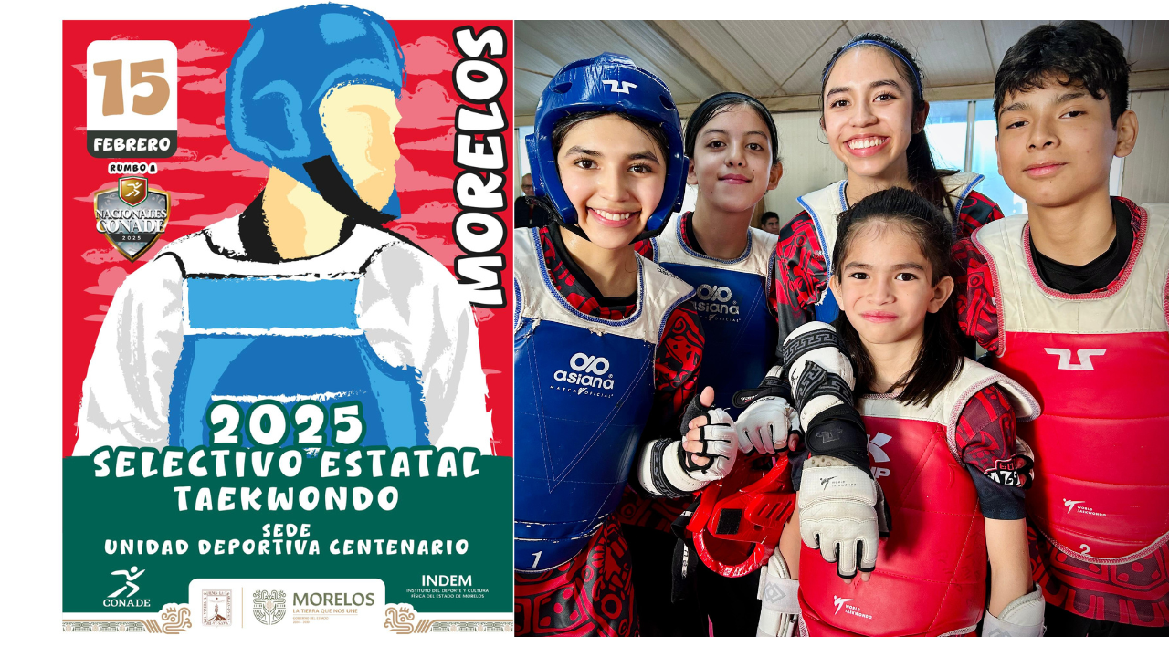 Competirán taekwondoínes morelenses por lugar en selección estatal