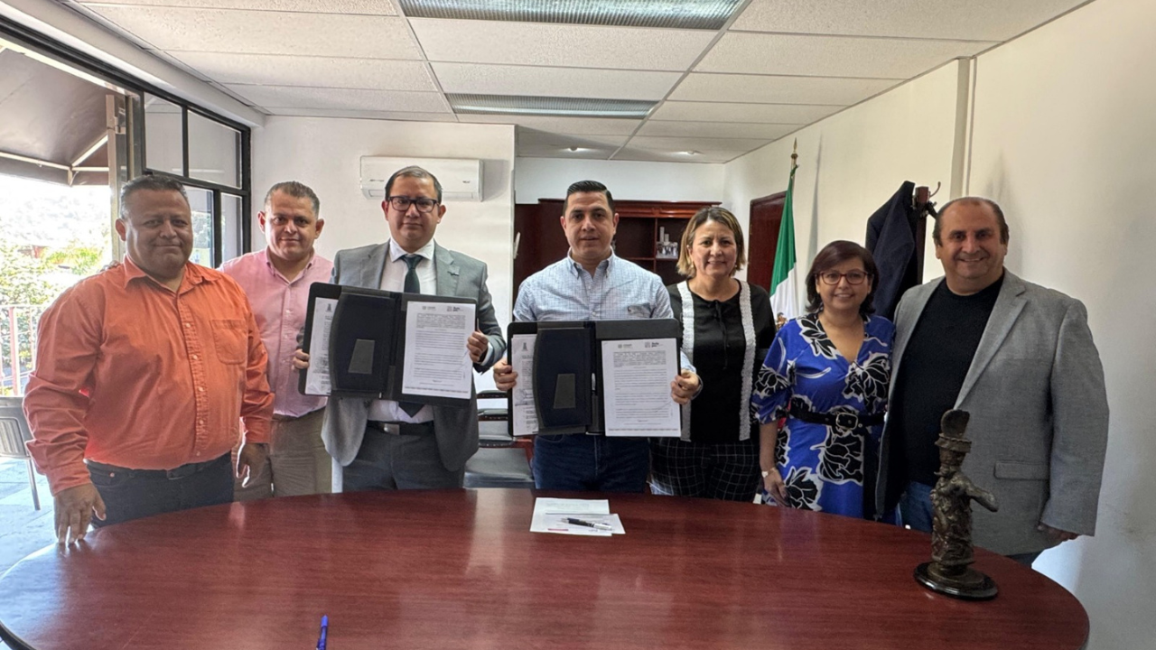 Gobierno de Morelos firma convenio de colaboración con Jiutepec.