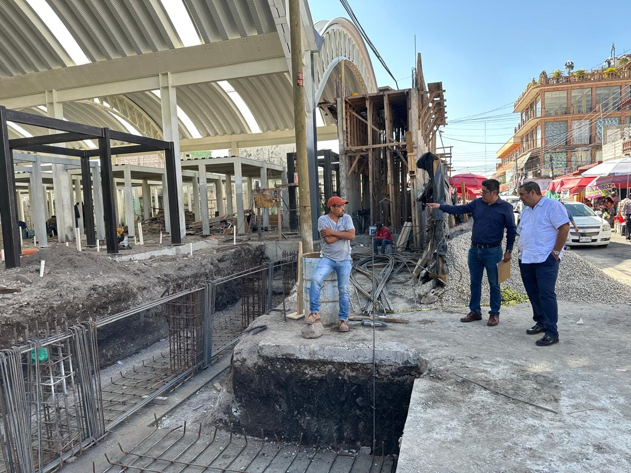 Supervisa gobierno de Morelos trabajos de reconstrucción del mercado Hermenegildo Galeana de Cuautla