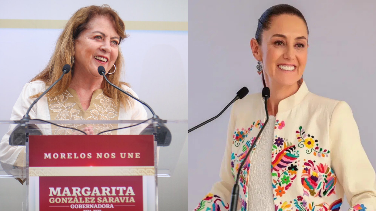 Margarita González Saravia y Claudia Sheinbaum.