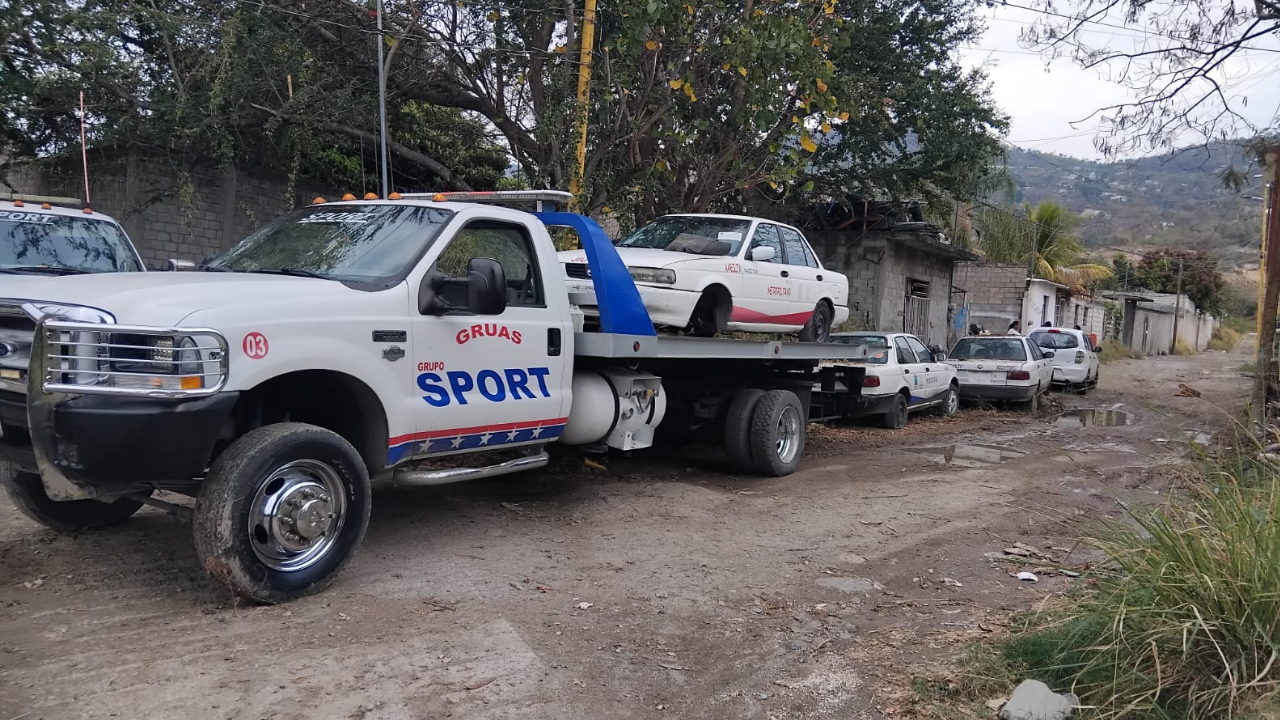 vehículos abandonados. 