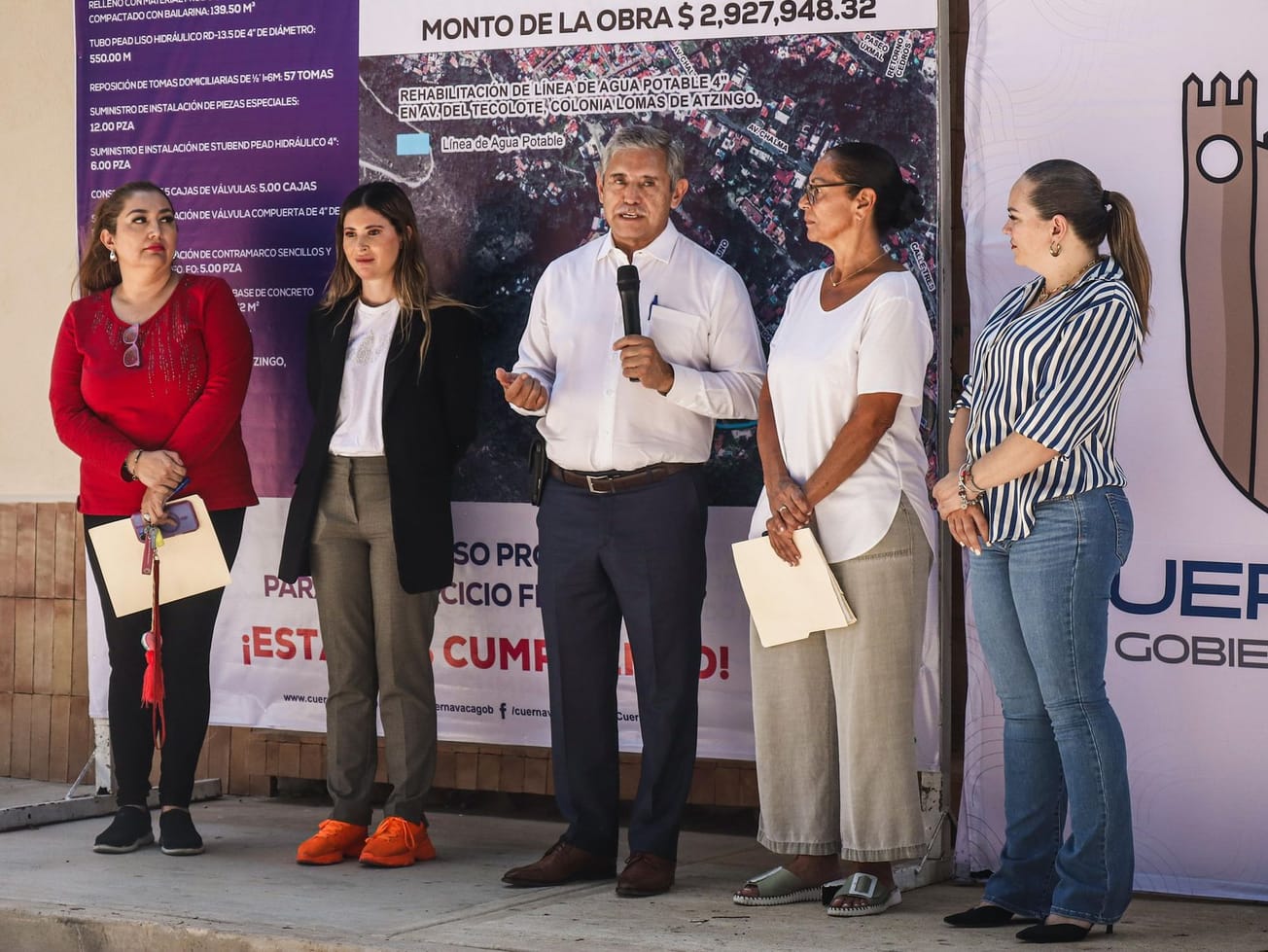 Avanza José Luis Urióstegui en mejora del abastecimiento de agua