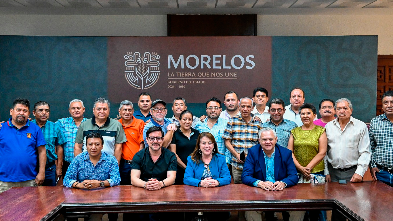 Morelos fortalece coordinación con transportistas para optimizar el servicio