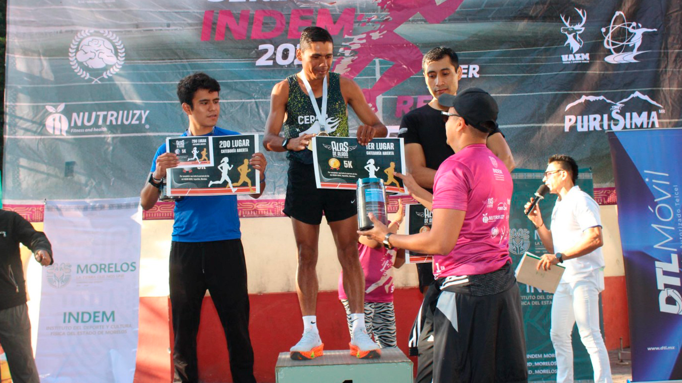 Realizan con éxito 1er reto del serial INDEM 2025 en Tepoztlán