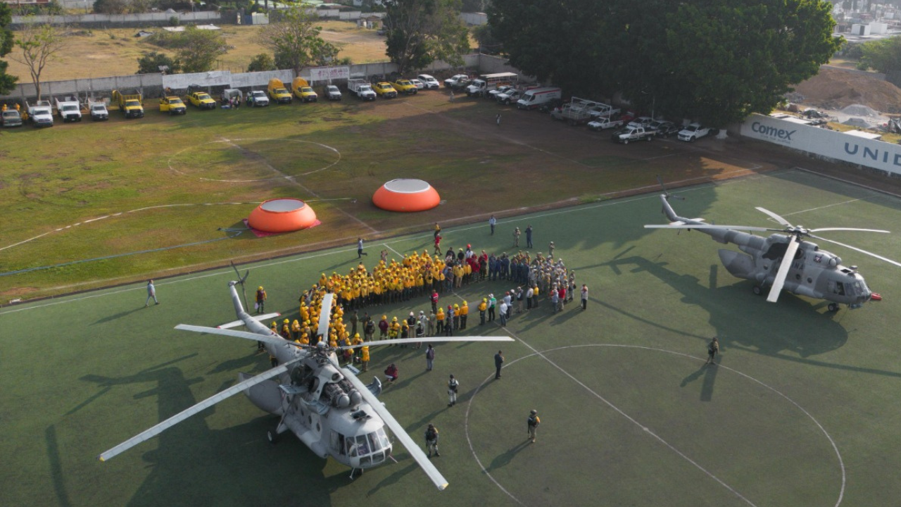 Incendio en Tepoztlán.