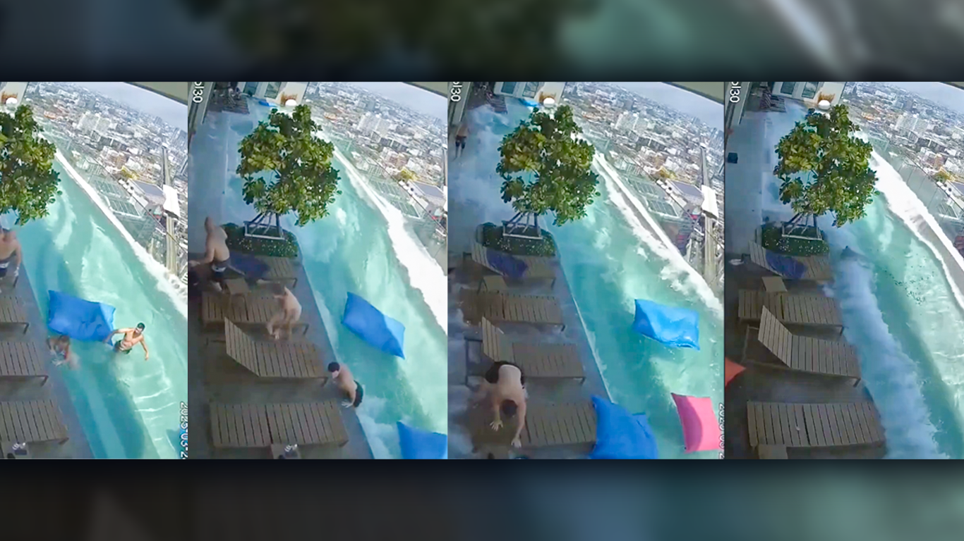 Turistas quedan atrapados en rascacielos durante terremoto en Tailandia