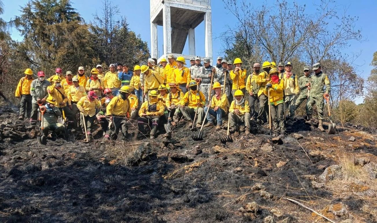 Controlado incendio en Coajomulco tras afectar 458 hectáreas de bosque