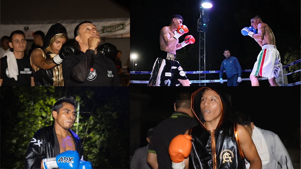 "¡Se prendió el cerro!" Éxito total función de boxeo Morelos Power