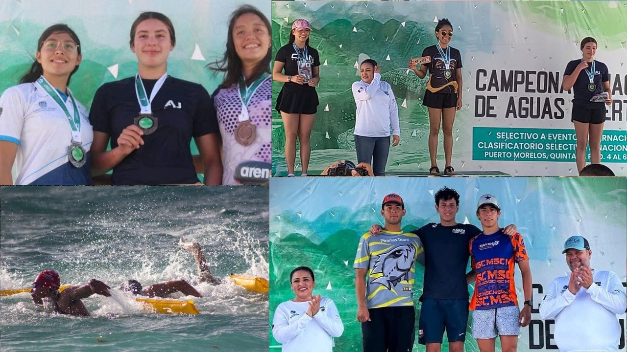 ¡Imparables! Selección morelense de aguas abiertas cosecha 14 plazas a Olimpiada Nacional 2025