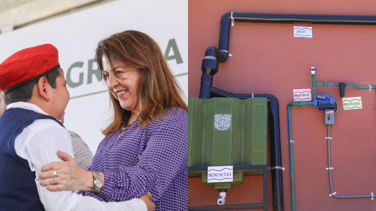 Seis escuelas de Xoxocotla contarán con el programa cosecha de lluvia: Margarita González Saravia