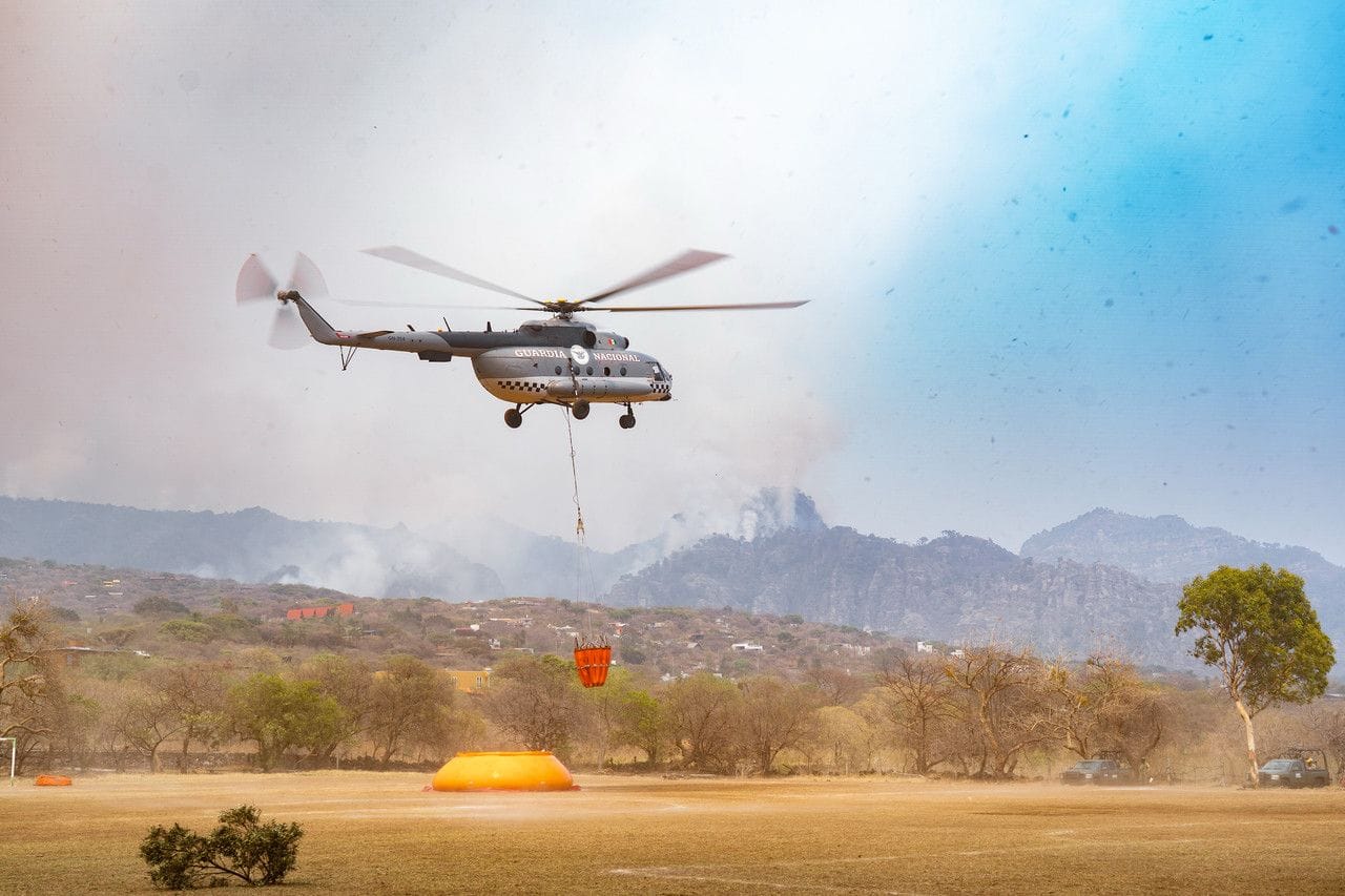 SDS informa progresos en labores contra incendios en Morelos