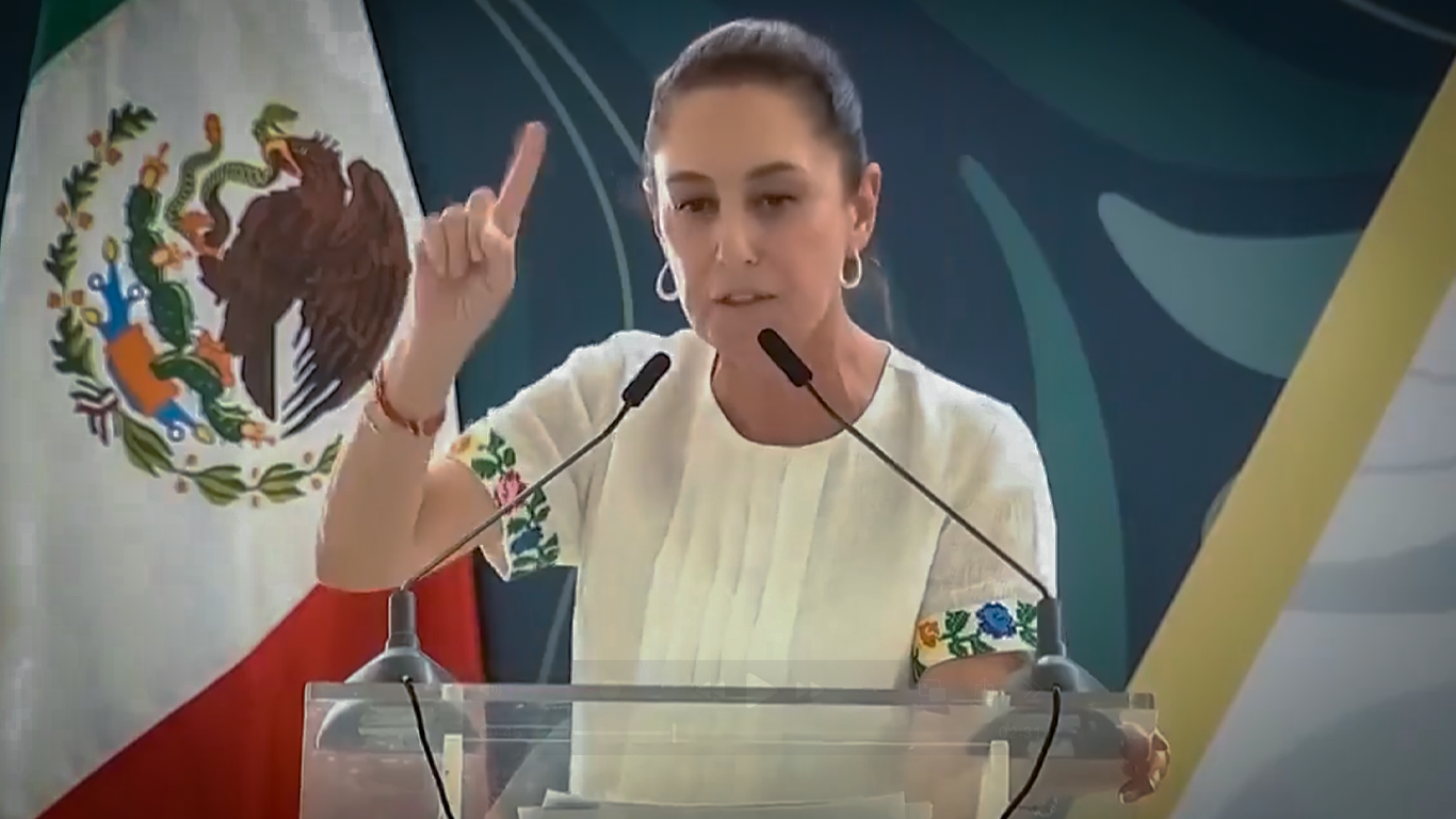 “México no es piñata de nadie”, afirma Claudia Sheinbaum desde Campeche