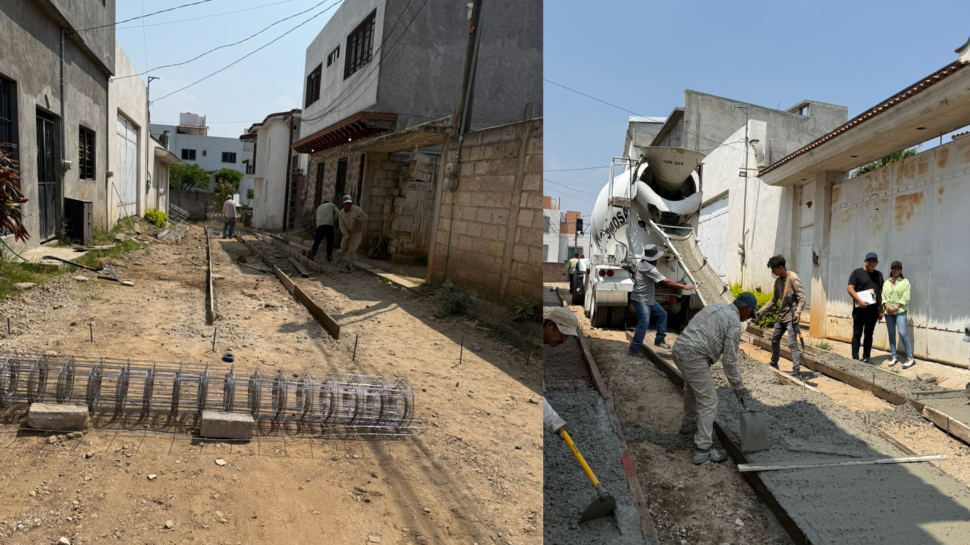 Entregan materiales para obra pública en colonias de Cuernavaca