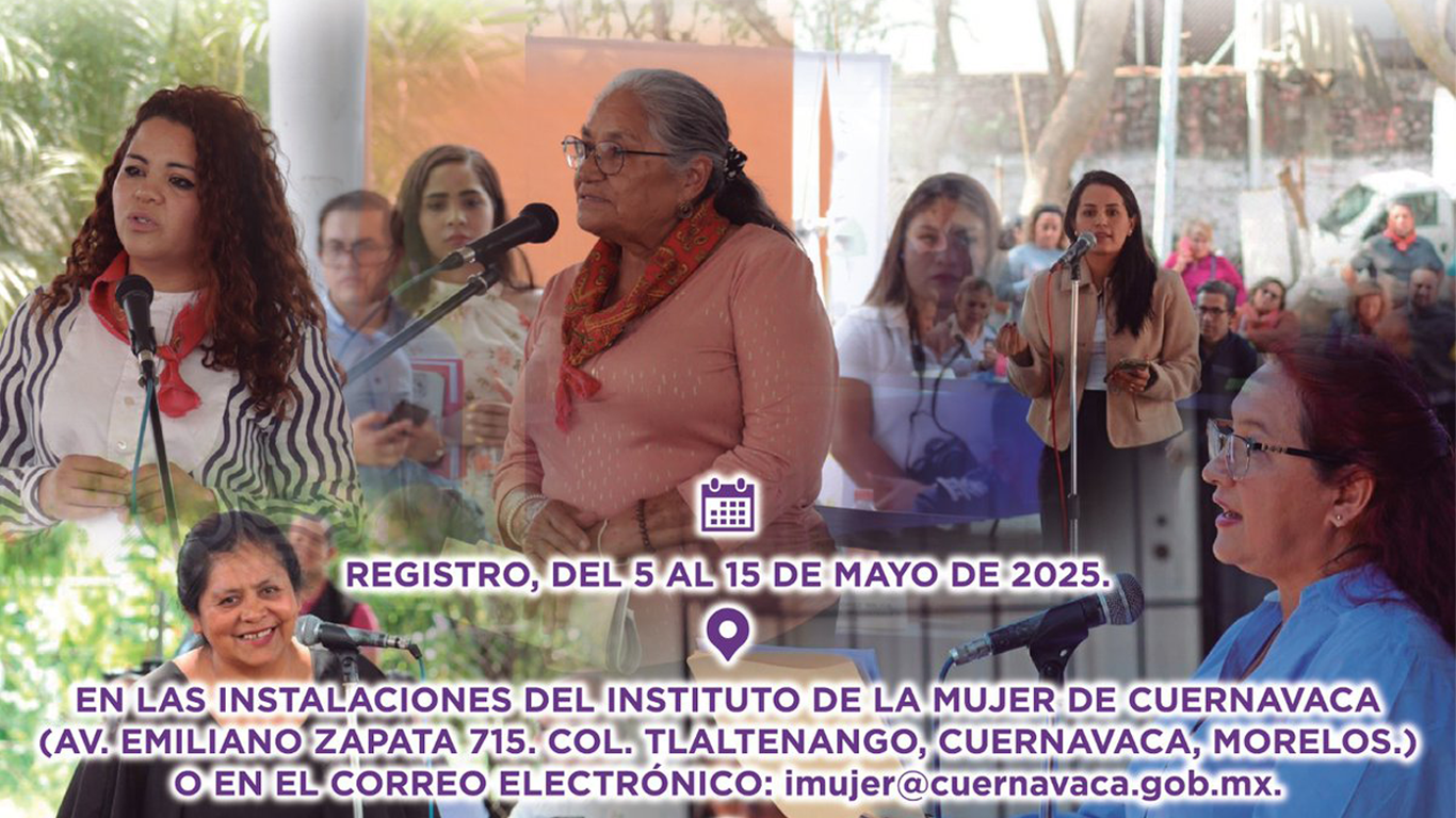 Convocan al primer Cabildo de Mujeres en Cuernavaca 2025