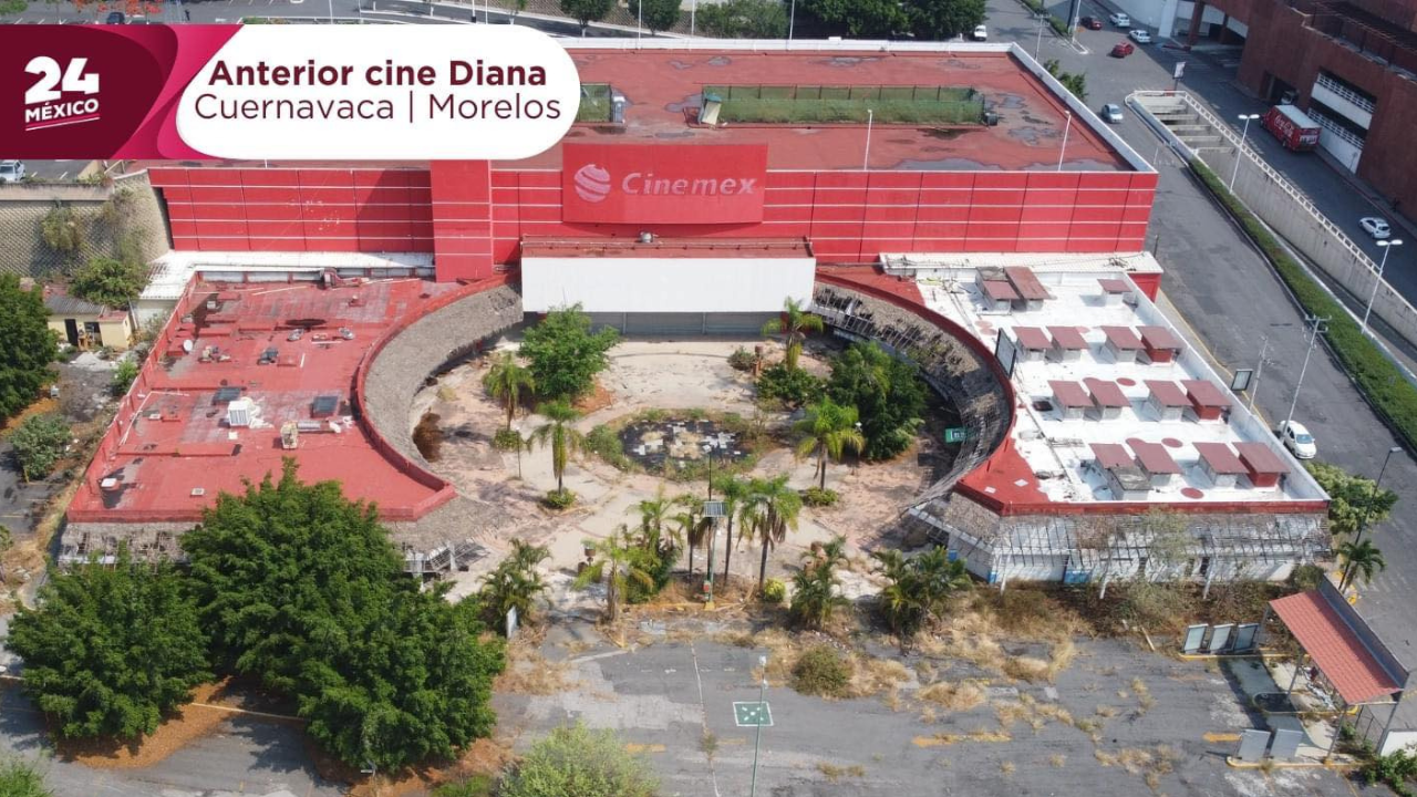 Nuevo Centro de Convenciones Cuernavaca antes Cinmex Diana.