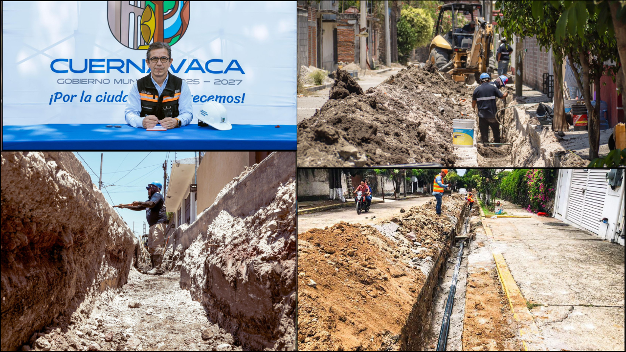 Prioriza Cuernavaca trabajos en obra pública