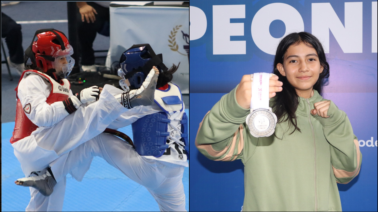 ¡Taekwondoína de plata! Isabella Muñoz sube al podio de Olimpiada Nacional