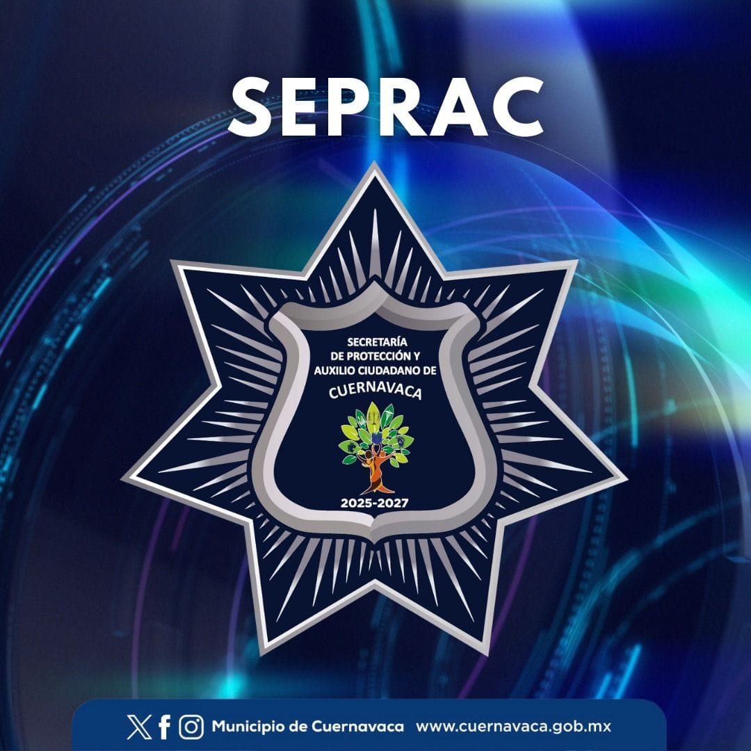 Refuerza Seprac seguridad en Cuernavaca con operativos y acciones preventivas