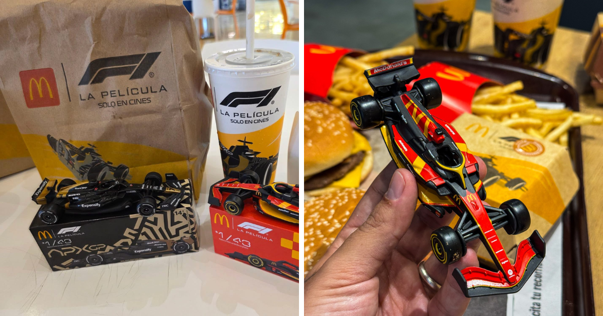 Ya está disponible el menú especial de Fórmula 1 en McDonald’s México