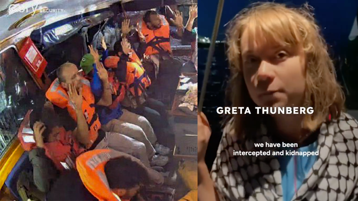 Greta Thunberg interceptada por Israel en misión humanitaria hacia Gaza