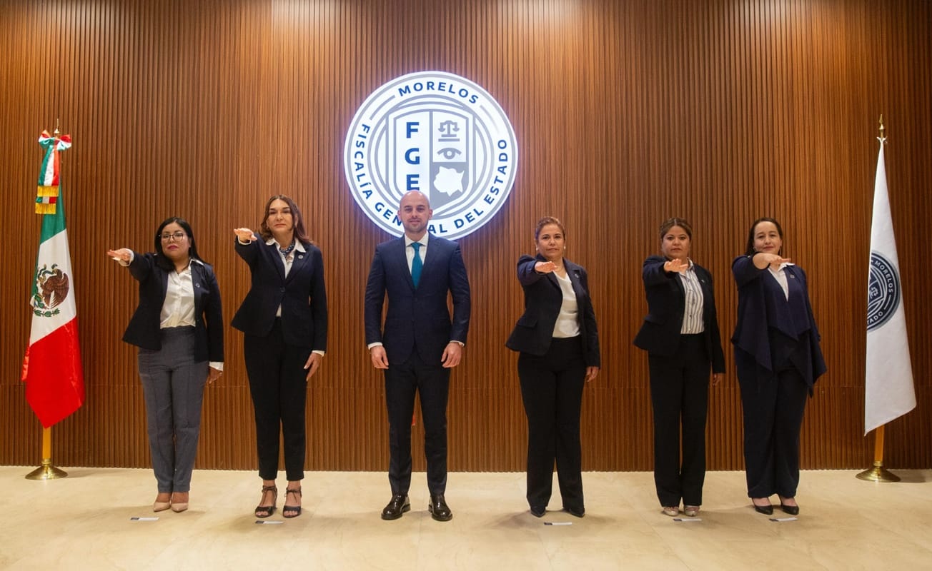 Designa fiscal de Morelos a mujeres en cargos relevantes